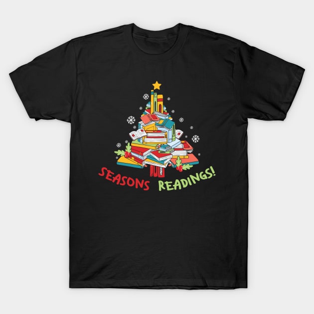 Seasons Reading T-Shirt by MZeeDesigns